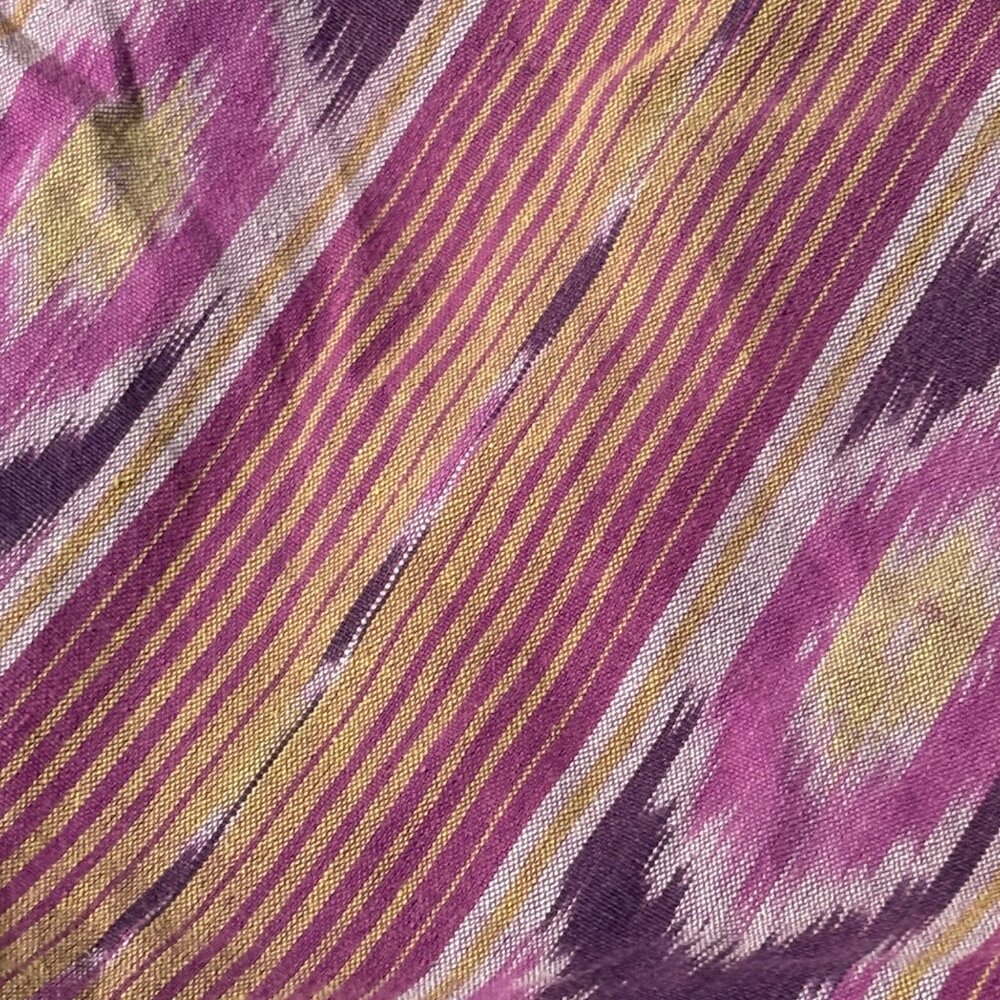 American Eagle Outfitters VTG 2011 Boho Oversized Crescent Ikat Fabric Hobo Bag - Picture 14 of 16